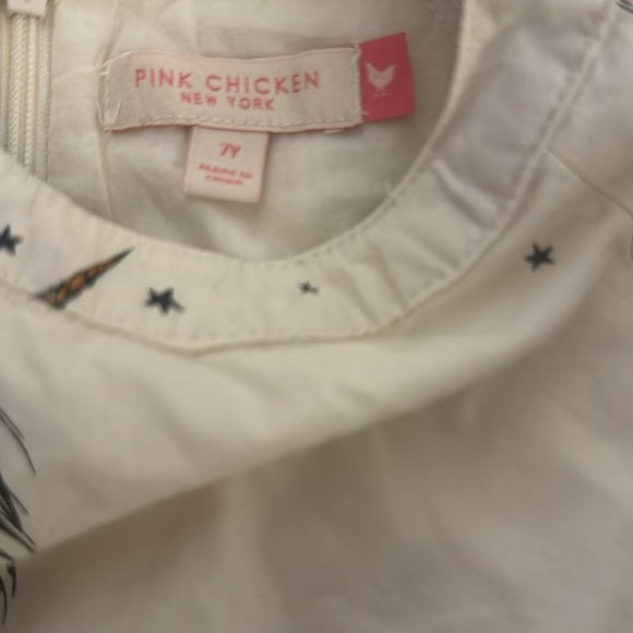 Pink Chicken Olive Dress Unicorn Print 🦄 - Picture 6 of 8